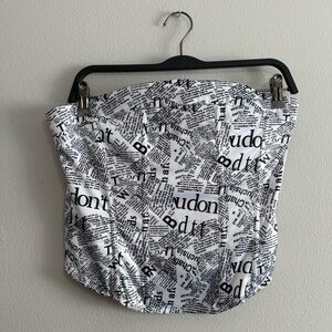 AKIRA Newspaper Print Corset